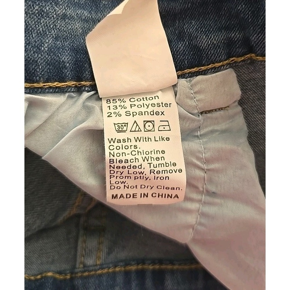 Jessica Jeans Women's Large Stretch Denim Shorts - Picture 7 of 8